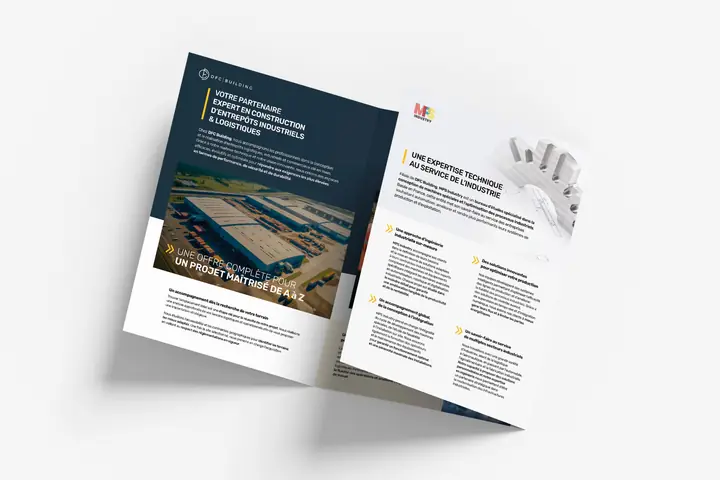 Brochure : double page - DFC Building