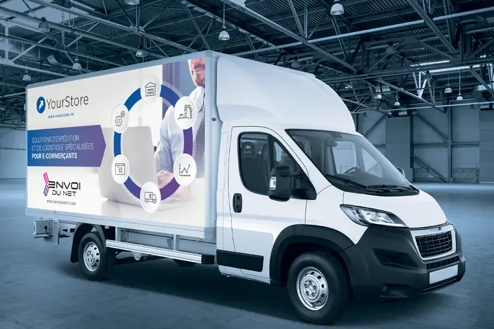 Habillage de camion porteur - Envoi du Net × YourStore
