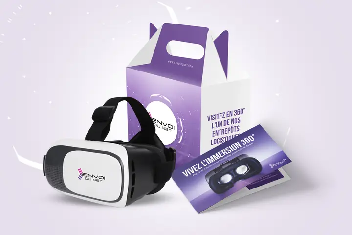Coffret casque VR « Visitez nos entrepôts en 360° » - Envoi du Net
