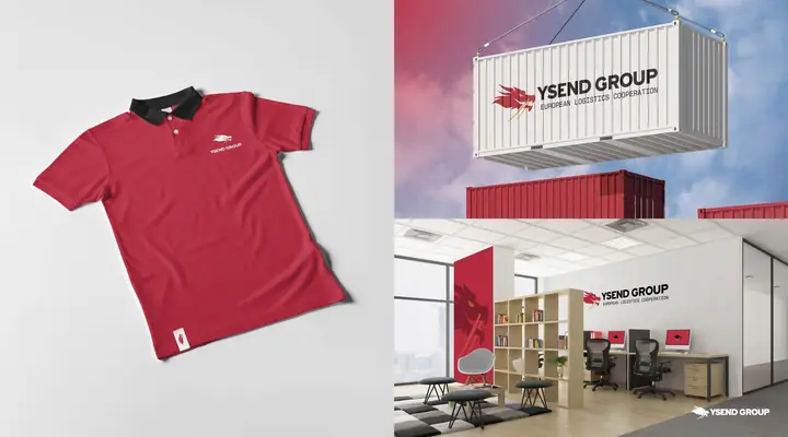 Univers de marque : textile, conteneur, bureaux - Ysend Group